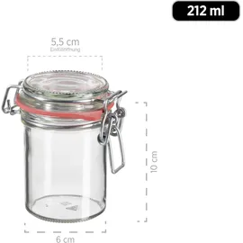 Mäser Einmachglas GOTHIKA 21,2 cl 6 St.
