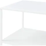 [en.casa] Couchtisch Ruokolahti mit Ablage 102x43x46cm Weiß