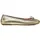GEOX Damen D Palmaria Ballet Flat, Lt Gold, 38.5 EU