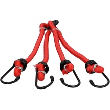 Fischer Unisex – Erwachsene Spanngurt, rot,