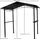 DEGAMO Grillpavillon TOULOUSE 2,5 x 1,6 m Dunkelgrau