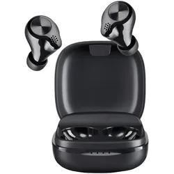 Intenso Buds Micro True Wireless Kopfhörer T200, Schwarz Musik Modus, Gaming Modus, intuitive Touchsteuerung