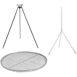 Cook King Schwenkgrill 180 cm inkl. Grillrost Ø 70 cm Rohstahl