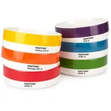 Copenhagen Design PANTONE Geschirr-Set 6-tlg. Yellow/Orange/Red/Green/Blue/Violet