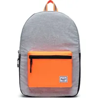 Herschel Settlement sharkskin enzyme ripstop/black enzyme ripstop/shocking orange