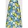Madeleine Faltenrock Damen Zitronen-Design Blau 40
