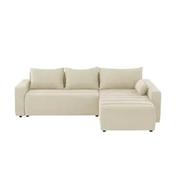 smart Ecksofa  Fania , beige , Maße (cm): B: 257 H: 72 T: 208