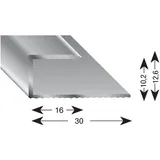 Kügele Gleitabschlussprofil U-profil Übergangsleiste 10/1000mm Alu silber eloxiert - Kügele