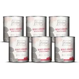 MjAMjAM Premium Nassfutter für Katzen delikates Hühnchen an fruchtigen Erdbeeren 6 x 800 g
