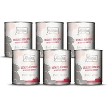 MjAMjAM Premium Nassfutter für Katzen delikates Hühnchen an fruchtigen Erdbeeren 6 x 800 g