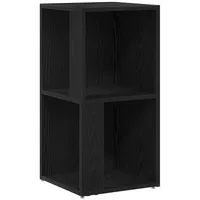 VidaXL Eckschrank Schwarz Eiche 33x33x67 cm Holzwerkstoff
