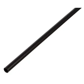 GAH Alberts Alberts Rundrohr, Schwarzer Kunststoff, Länge 1 m, Materialstärke 1 mm
