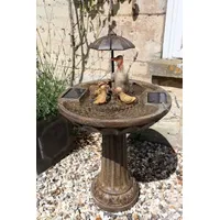 Smart Solar Solar-Wasserbrunnen Entenfamilie