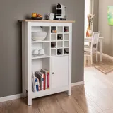 Interlink Buffetschrank Julina 12 Flaschen 0 x 0 x 0 cm Weiß