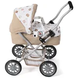 Bayer Chic 2000 555-63 Mini-Kuschelwagen SMARTY, Beige Bärchen