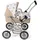 Bayer Chic 2000 555-63 Mini-Kuschelwagen SMARTY, Beige Bärchen