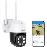 Drahtlose PTZ-Kamera, 4MP HD-Auflösung, intelligente Verfolgung , Weiß - Weiß