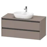 Duravit „Ketho.2“ 120 × 56,8 × 55 cm, in Basalt Matt