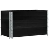 vidaXL Pflanzkasten 100 x 50 x 0 cm Schwarz