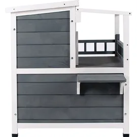 MCombo Katzenhaus 66 x 76 x 64 cm grau