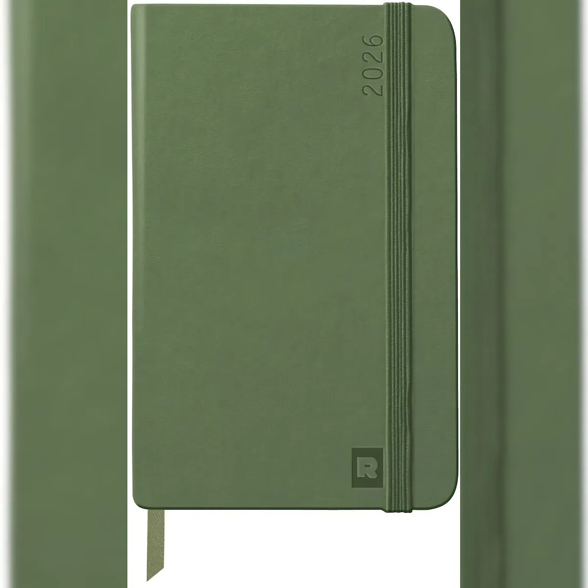 Rhodia Webplanner 2026, A6, 80 Blatt elfenbein 90g, vertikales Kalenderraster - Salbeigrün 194705C