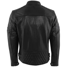 Rusty Stitches Super Jari V2 Motorrad Lederjacke Schwarz 5XL