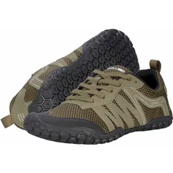Ballop Barfussschuhe Sneaker Barefoot Pellet olivegrün