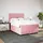 vidaXL Boxspringbett 140 x 200 cm Rosa