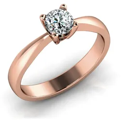 Verlobungsring VR07 585er Rotgold - 3586