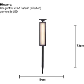 Star Trading Solar Dekoration Bollard Pathy (IP44)