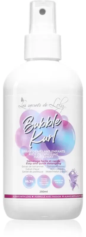 Les Secrets De Loly Bubble Kurl Haarspray für die leichte Kämmbarkeit des Haares für Kinder 250 ml