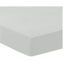 Traumschlaf Spannbettlaken Frottee 140 x 200 - 160 x 200 cm grau-silber