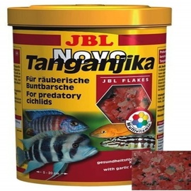JBL NovoTanganjika 30020 Alleinfutter für räuberische Buntbarsche, Flocken 250 ml
