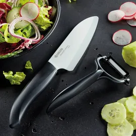 Kyocera Gen Allzweckmesser 3-tlg. Schwarz/Silber