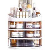 JOYBOS 360° drehbarer Make-up-Organizer mit Schubladen