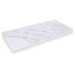Babymatratze TRÄUMELAND "Kleine Matratze Sleepy", Baby, Gr. 1 (0 kg - 65 kg), 5cm, Polyester Bezug, Material oben: Kunstfaser-Baumwolle Material unten: Kunstfaser-Baumwolle, B/L: 40cm x 90cm,, weiß, Bezug: 54% Polyester, 46% Baumwolle, Matratzen, eckig