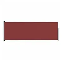VidaXL Seitenmarkise Ausziehbar 220x600 cm Rot