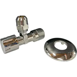 MB Bad & Küche kirchhoff Eckventil, 1/2AG x 3/8AG x 10 mmQ, mit Schubrosette