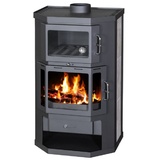 kaminofen mit Backfach+Herdplatte Victoria Taro F schwarz – 9,53 kW
