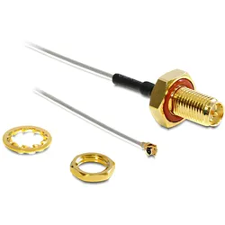 Delock HF Antenna Connection for Installation - Antennenadapter - RP-SMA (W)