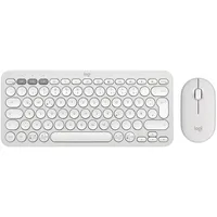 Logitech Pebble 2 Combo Weiß - Schlanke Multi-Device Bluetooth®-Tastatur