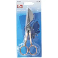 Prym 610570 Applikationsschere 15 cm | Präzisions-Stoffschere mit gebogener Form für Applikationen & Stickereien | Rostfreier Edelstahl in Roségold | Ergonomischer Griff für exaktes Arbeiten