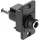 DeLock Panel Mount DC 5,5 x 2,1 mm Buchse zu 5,5 2,1 Stecker schwarz