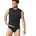 Check LINE 2 0 Tanktop schwarz Mikrofaser/Funktion unifarben schwarz NOS