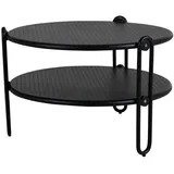 Brafab Blixt Loungetisch Aluminium schwarz, 65cm