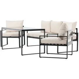 venture home Catania Loungeset beige/schwarz
