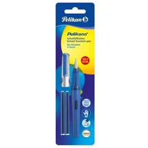 Pelikan Schulfüllhalter Pelikano P480, Blau, Feder A, für Rechtshänder