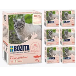 Bozita Feline Häppchen in Soße, Lachs 6x370g