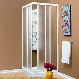 Forte Vela Eckdusche 75 x 90 cm weiß