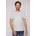 CAMP DAVID Jungen Gr L grai Single Jersey Material 100 Baumwolle unifarben regular fit normal V-Ausschnitt eingesetzt gerader Abschluss Shirts aus Baumwolle